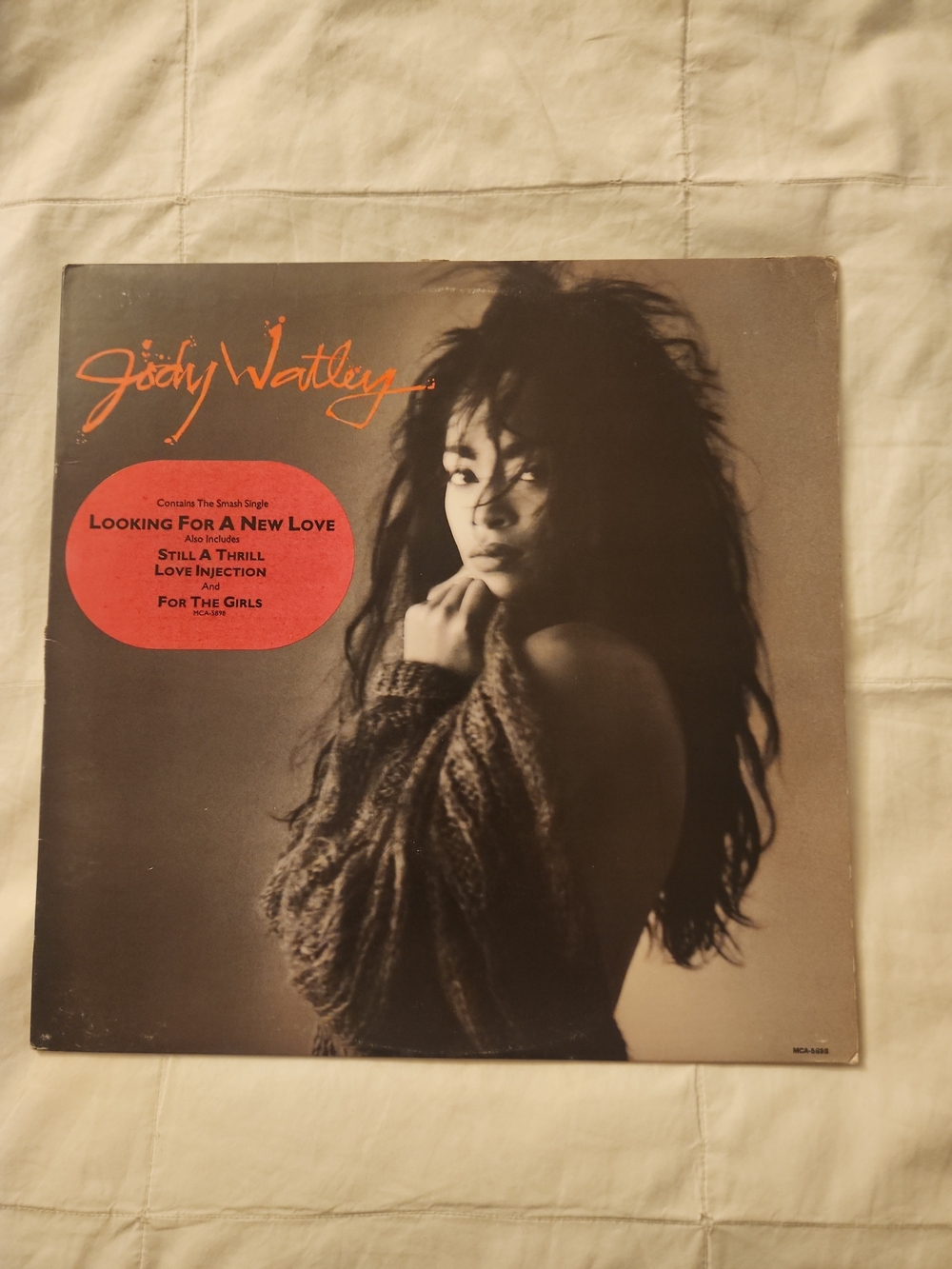 Jody Watley Self Titled Vintage Vinyl - DJ COPY HYPE STICKER SECRET STASH